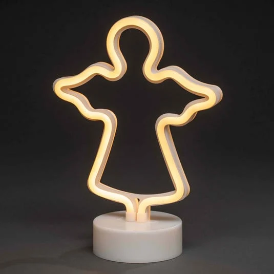 Lámpara decorativa LED silueta ángel