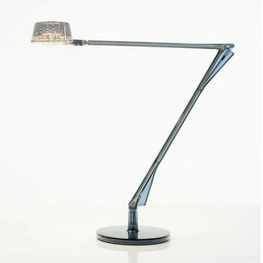Lámpara de mesa LED Aledin Dec ajustable, azul