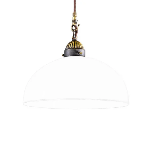 Lámpara colgante Nonna Bianco Ø 30cm 1 luz redonda