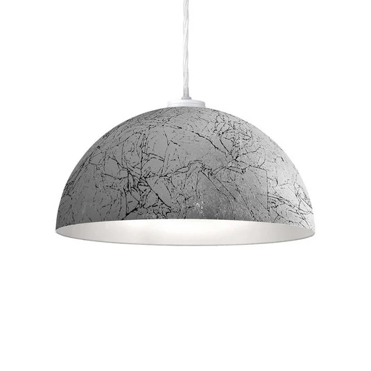 Lámpara colgante Cult Vintage, plata, Ø 40 cm