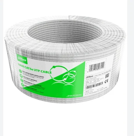 Cable de de RED RJ45 Dahua CAT6 100M Blanco