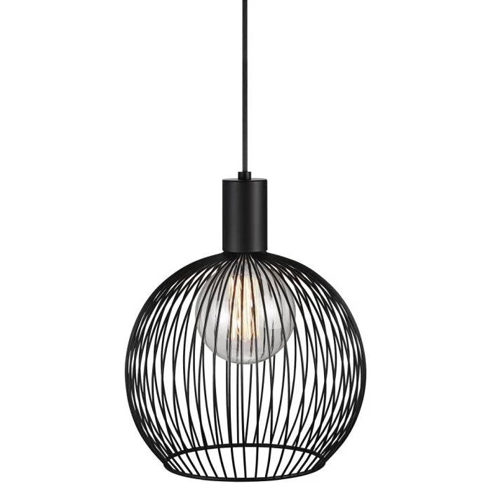 DFTP by Nordlux Colgante De Luz Aver 30 Negro - Metal | E27 Max 60W