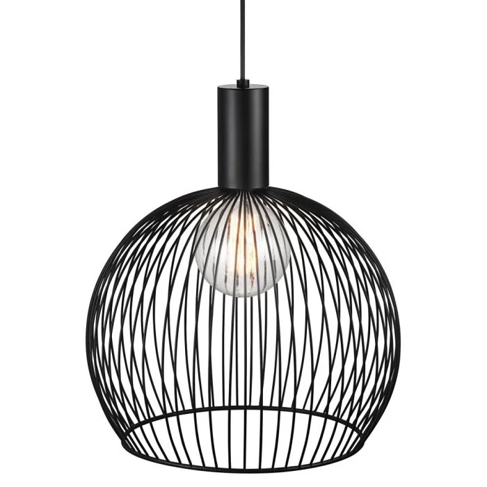 DFTP by Nordlux Colgante De Luz Aver 40 Negro - Metal | E27 Max 60W
