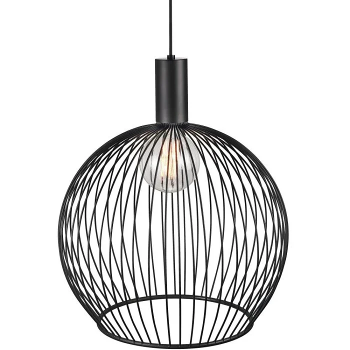 DFTP by Nordlux Colgante De Luz Aver 50 Negro - Metal | E27 Max 60W