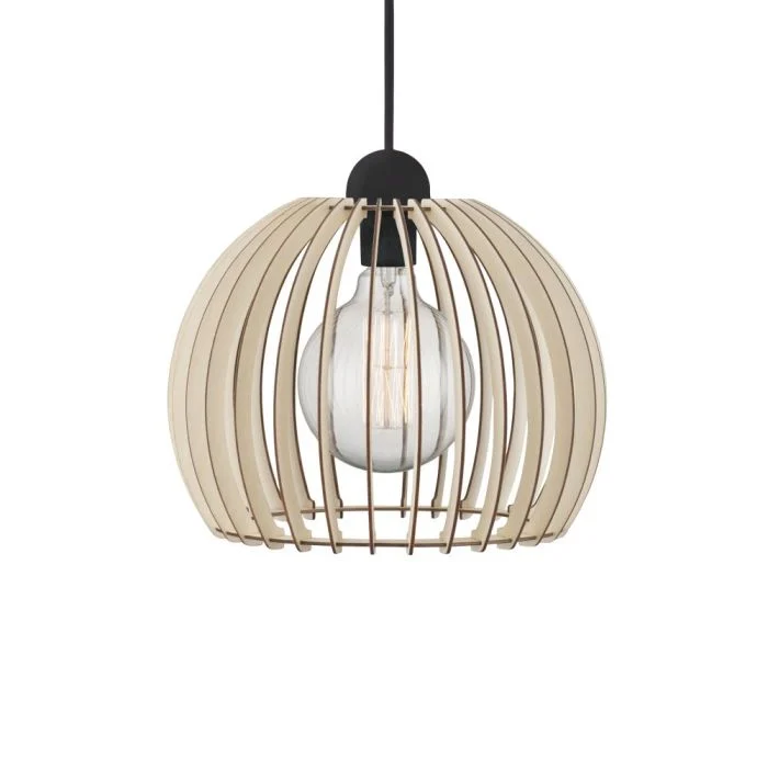 Nordlux Colgante de luz Chino 30 E27 Marrón - Madera | Max. 60W