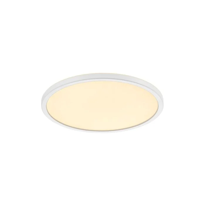 Nordlux Plafón LED Techo/Pared Oja 29 18W 827 1700lm Blanco IP20 | 3 pasos Regulable - Luz muy Cálida