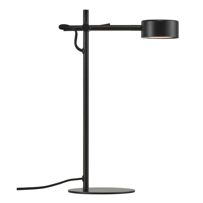 Nordlux Lámpara De Mesa LED Clyde Negro 5.5W 350lm 120D - 827 Luz Muy Cálida | 3 Pasos Regulable