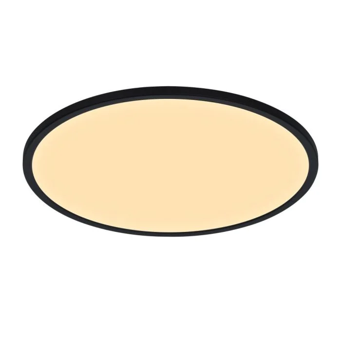 Nordlux Plafón LED Techo/Pared Oja 60 38W 830 3000lm Negro IP20 | 3 pasos Regulable - Luz Cálida