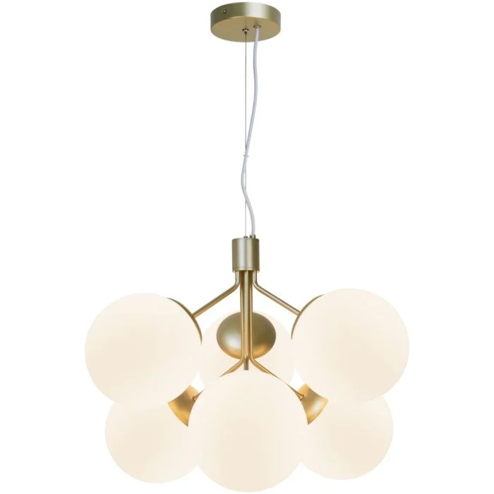Nordlux Colgante de luz Ivona 6x E27 Latón - Metal | Max. 28W