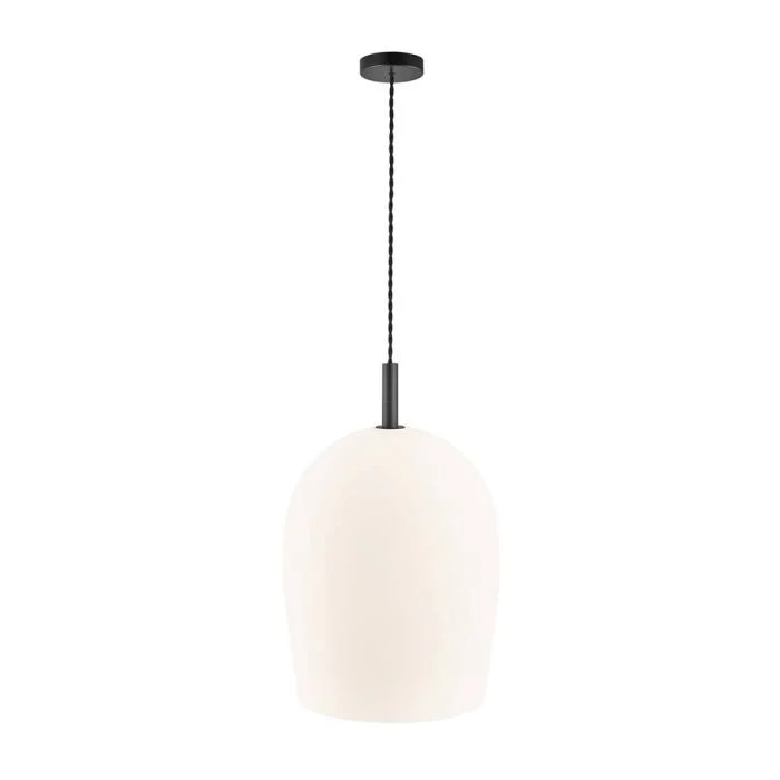 Nordlux Colgante de luz Uma 30 E27 Blanco - vidrio | Max. 40W
