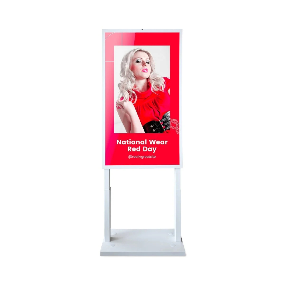 Display publicitario LCD para escaparates UHD 4K - 55" - Android - Indoor