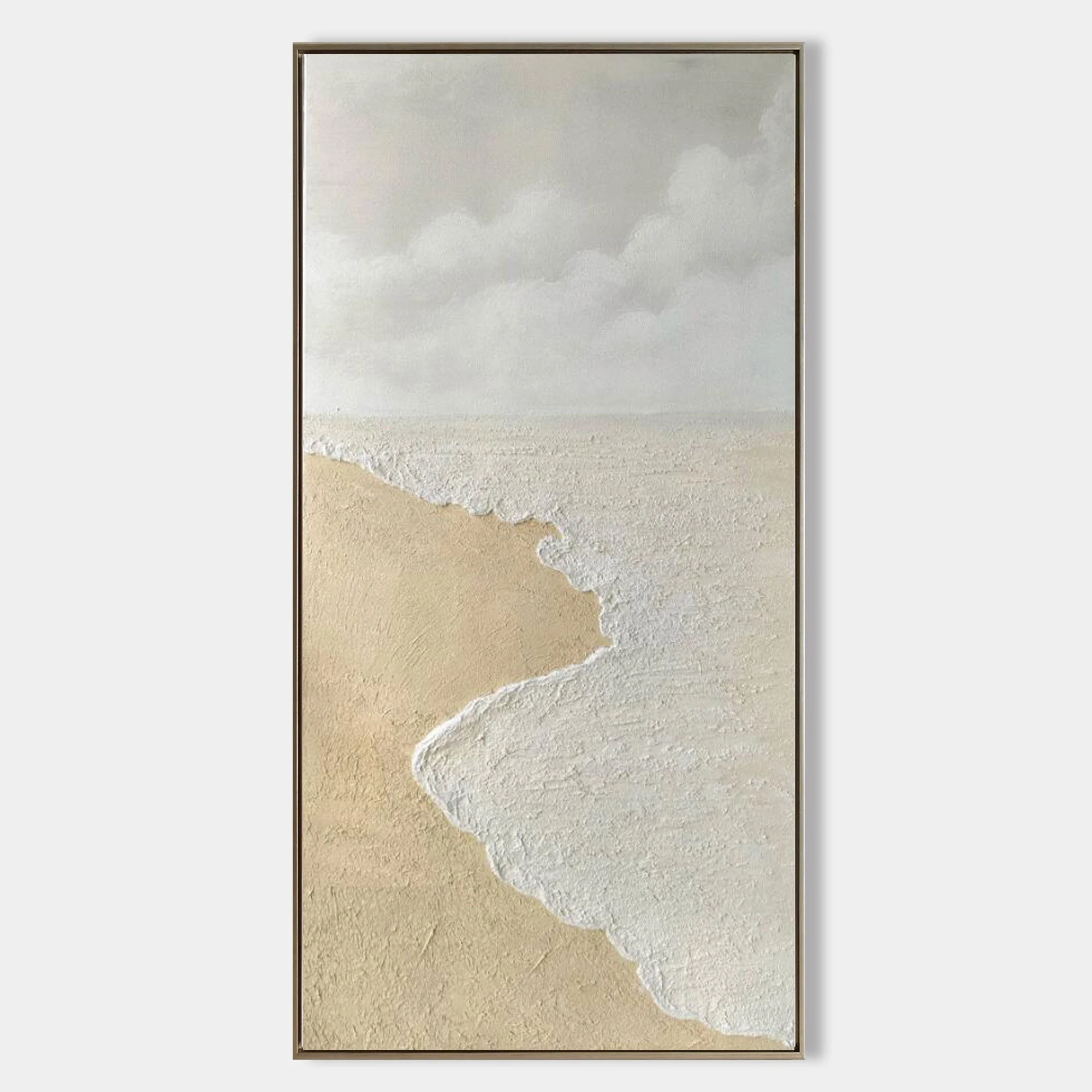 Oceane Art en Yeso Pintura Arte Mural con Textura