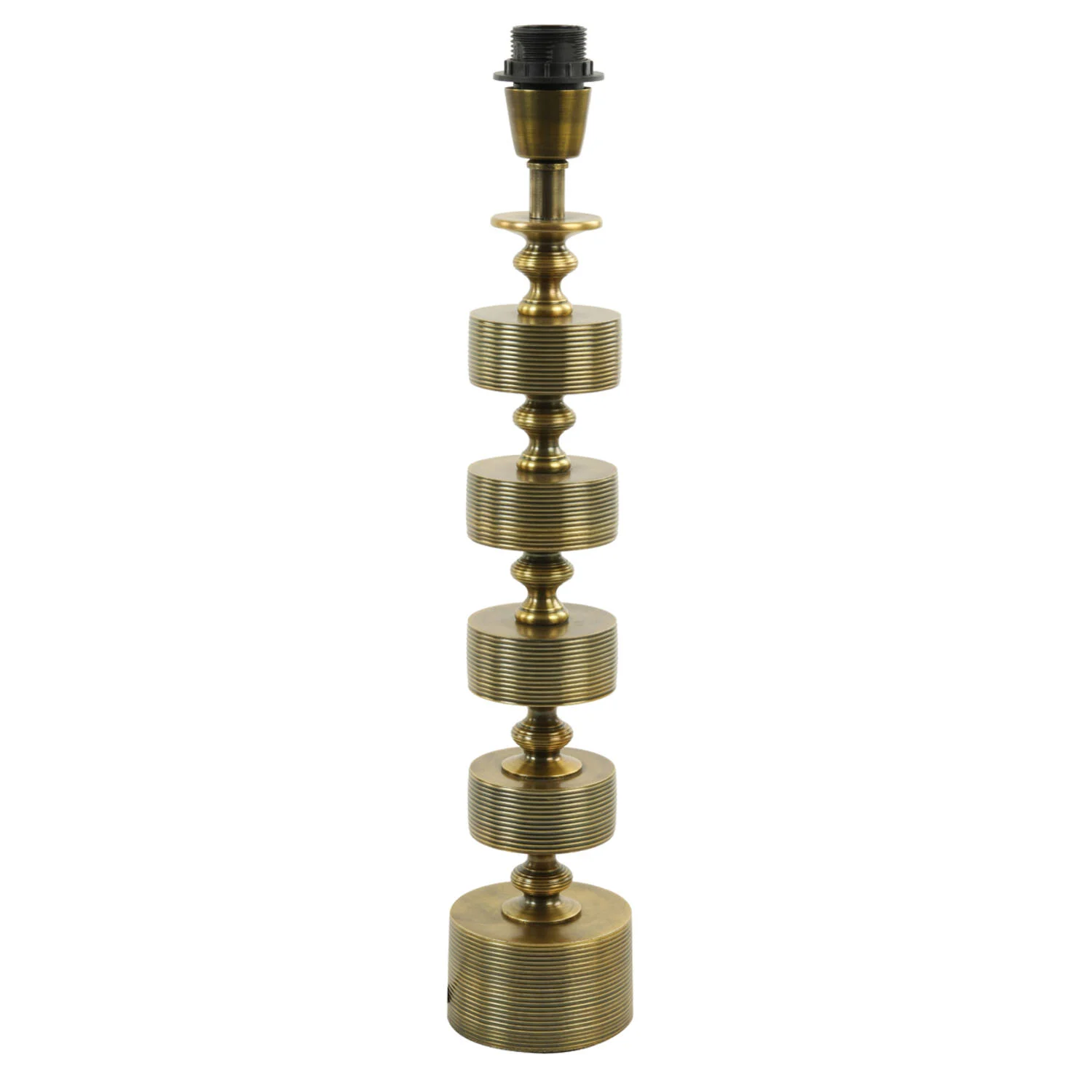 Base de lámpara moderna de color dorado Light & Living Gody