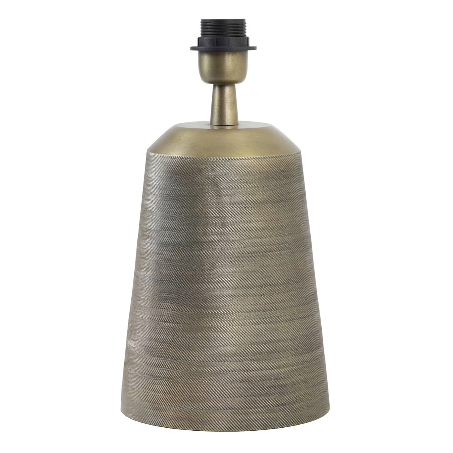 Lámpara de mesa metálica dorada Light & Living Lilou en forma elegante