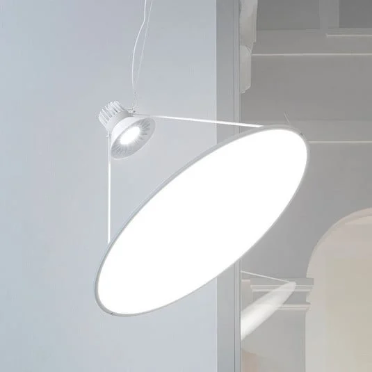 Luceplan Amisol lámpara colgante LED Ø 75cm blanco ópalo