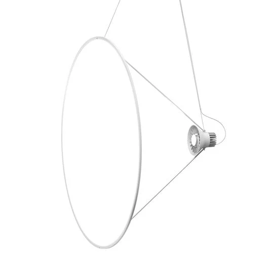 Luceplan Amisol lámpara colgante LED Ø 110cm blanco ópalo