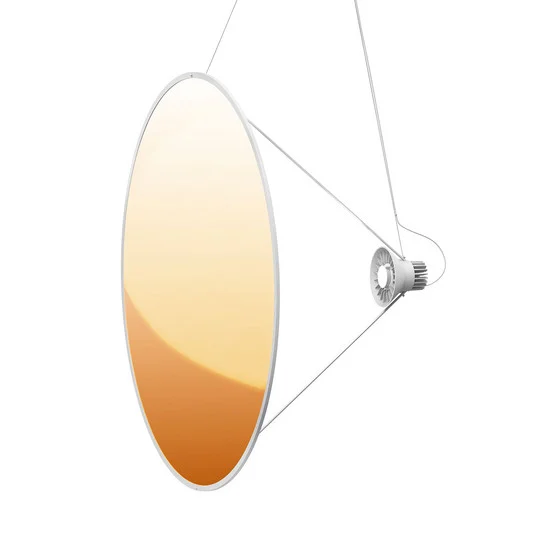 Luceplan Amisol lámpara colgante LED Ø 110cm oro