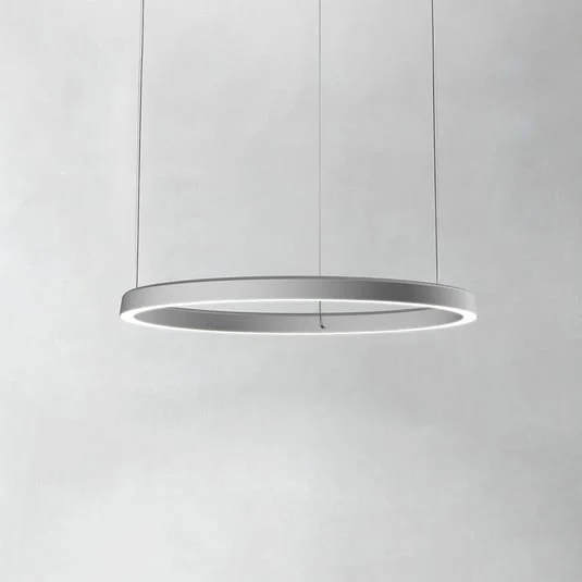 Luceplan Compendium Circle 72cm, aluminio