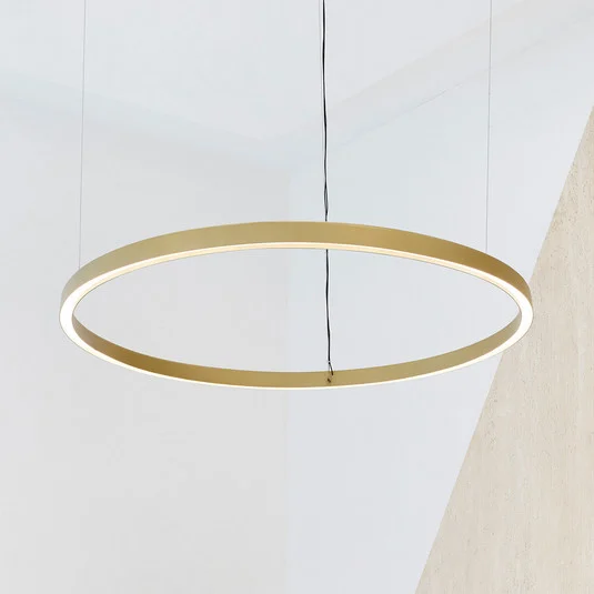 Luceplan Compendium Circle 110cm, latón