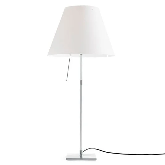 Luceplan Costanza de mesa D13i aluminio/blanco