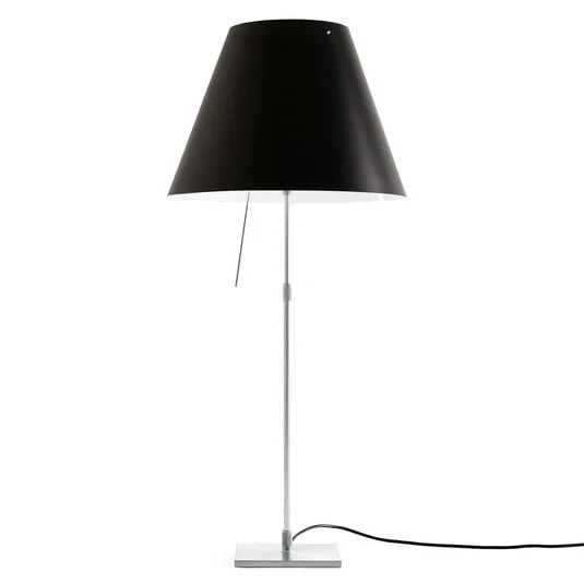 Luceplan Costanza de mesa D13i aluminio/negro
