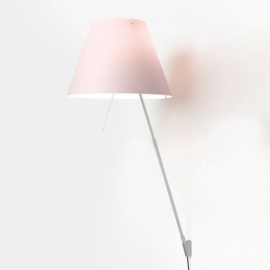 Luceplan Costanza aplique D13a, aluminio/rosa