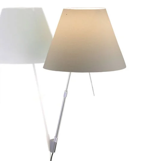 Luceplan Costanza aplique D13a, aluminio/blanco