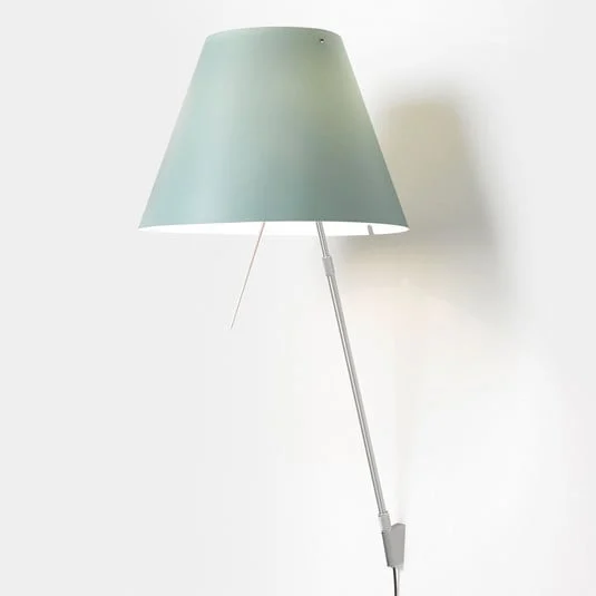 Luceplan Costanza aplique D13a, aluminio/verde