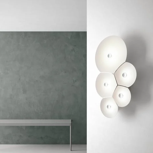 Aplique de pared LED Bulbullia de Luceplan con 5 luces