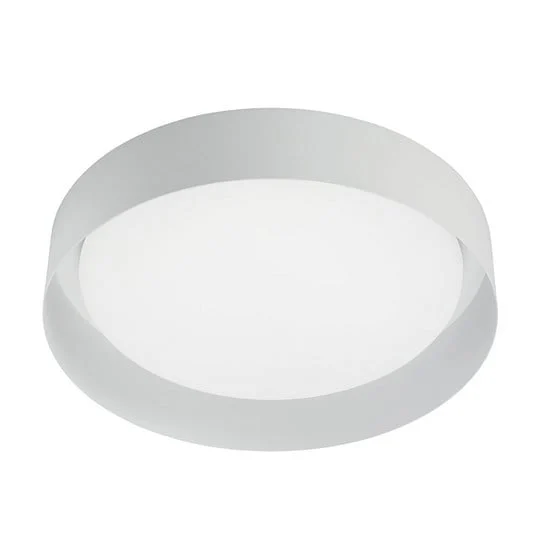 Lámpara LED de techo Crew 2, Ø 26 cm, blanco