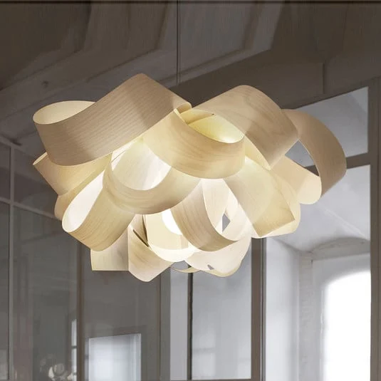 LZF Agatha Small lámpara colgante, 78x76cm, marfil