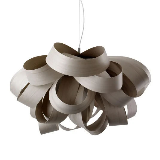 LZF Agatha Small lámpara colgante, 78x76cm, gris
