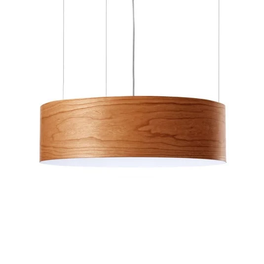 LZF Gea Slim lámpara colgante LED 0-10V dim cerezo