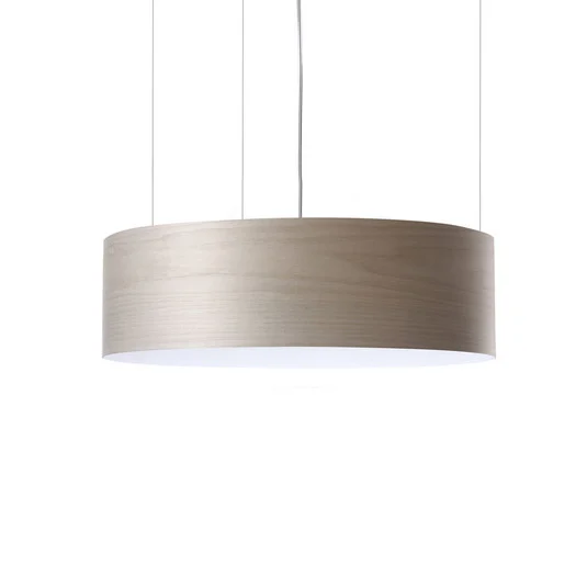 LZF Gea Slim lámpara colgante LED 0-10V dim, gris