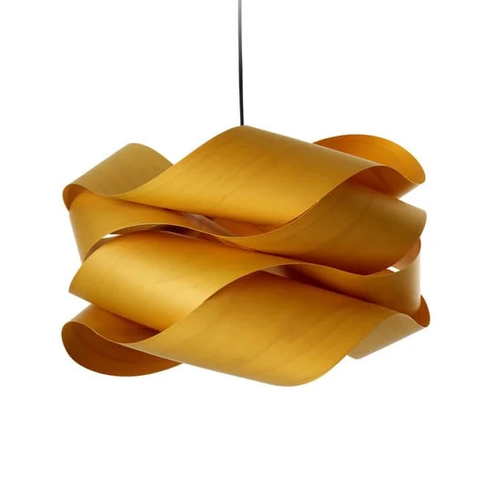 LZF Link péndulo, cable negro Ø 69cm amarillo