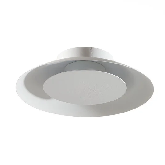 Plafón LED Foskal en blanco, Ø 21,5 cm