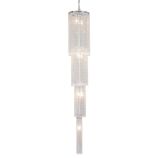 Lámpara colgante CR114 colgantes vidrio alto 210cm