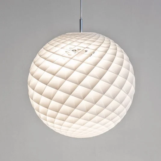 Lámpara colgante Patera de Louis Poulsen, blanco mate, 45 cm