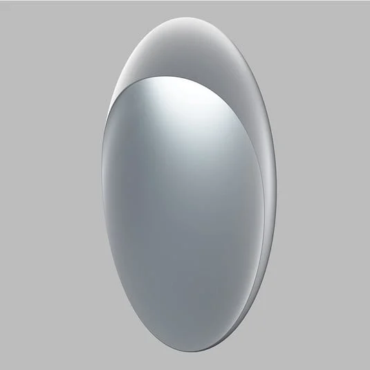 Aplique de pared LED de Louis Poulsen, aluminio, 3000 K, Ø 30 cm