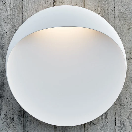Aplique de pared LED Flindt de Louis Poulsen, blanco, 2700 K, Ø 40 cm