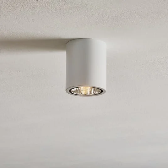 Downlight redondo en blanco, Ø 11 cm