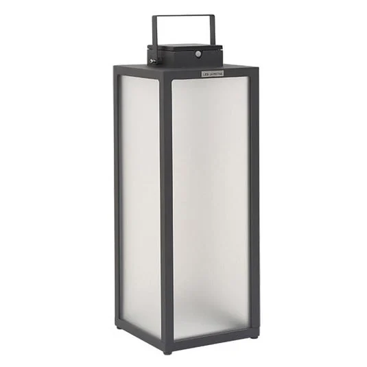 Farol solar LED Tradition, antracita, altura 65 cm