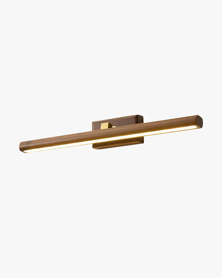 Aplique de pared lineal ajustable WOMO de nogal - WM6127