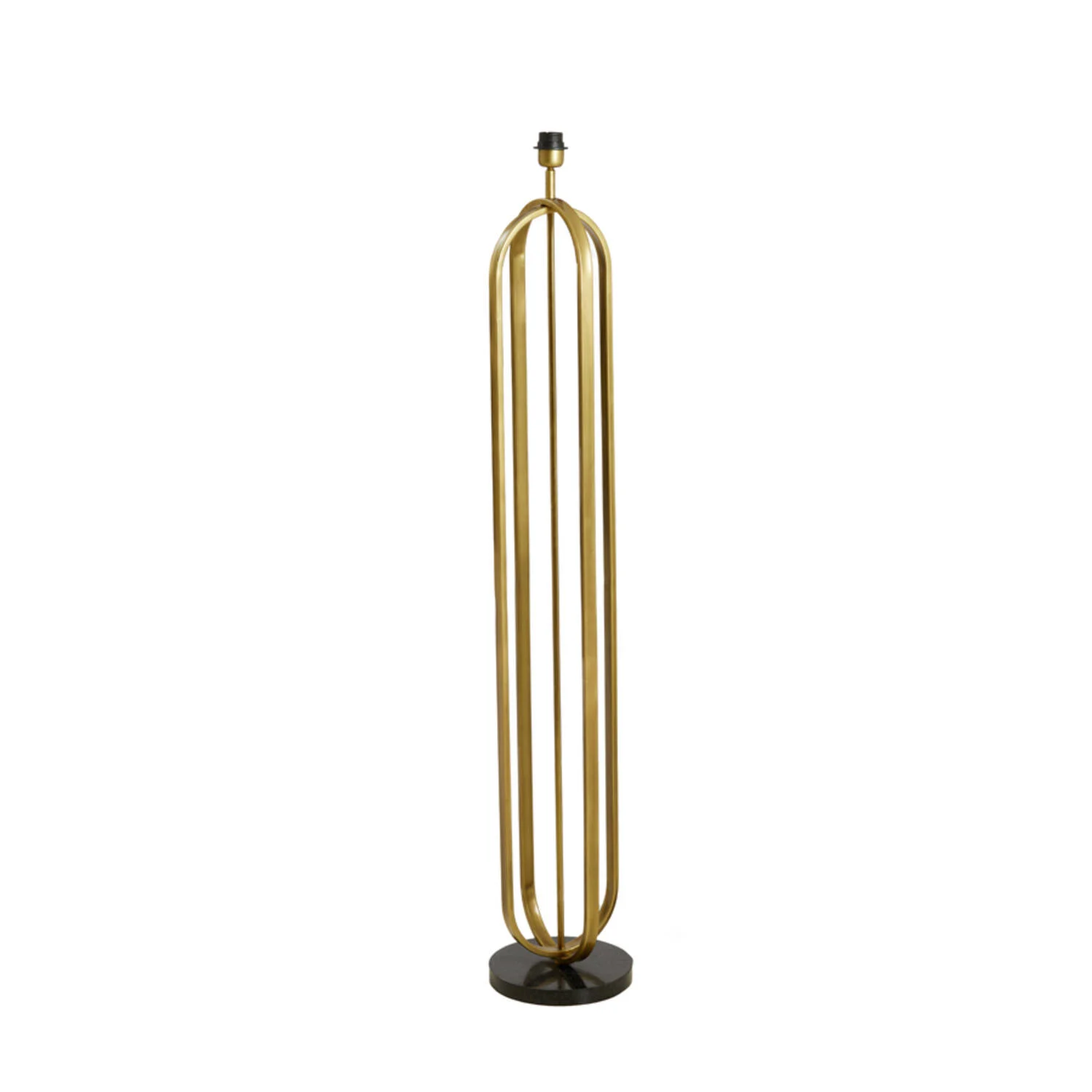 Pie de lámpara de pie dorado Light & Living Aster
