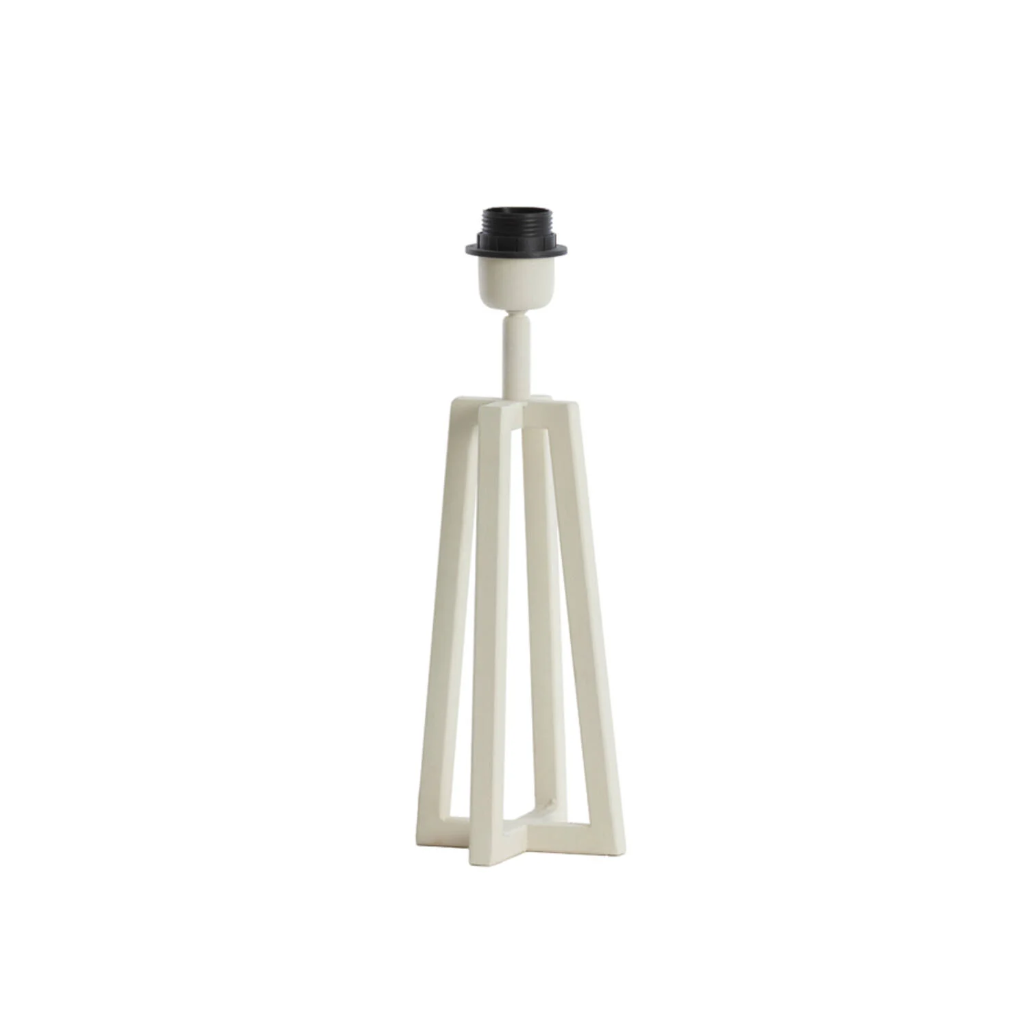 Base de lámpara moderna blanca Light & Living Miley