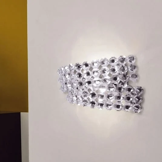 Lámpara de pared de cristal Diamante AP2