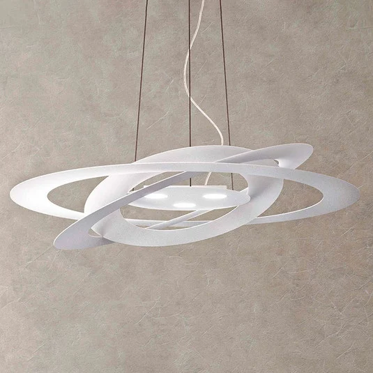 Lámpara colgante LED Afelio blanca