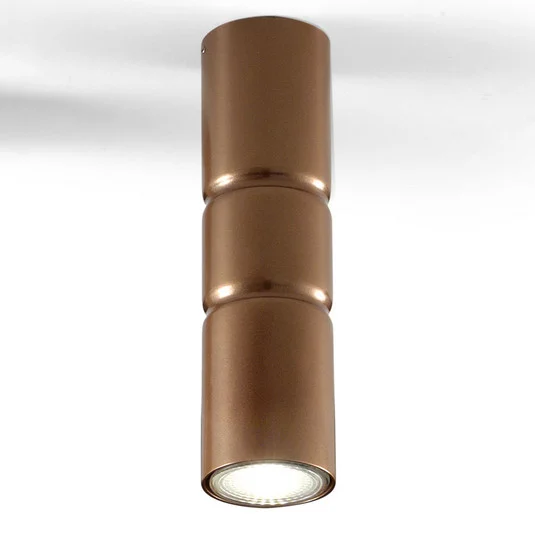 Lámpara de techo Turbo, fija, bronce