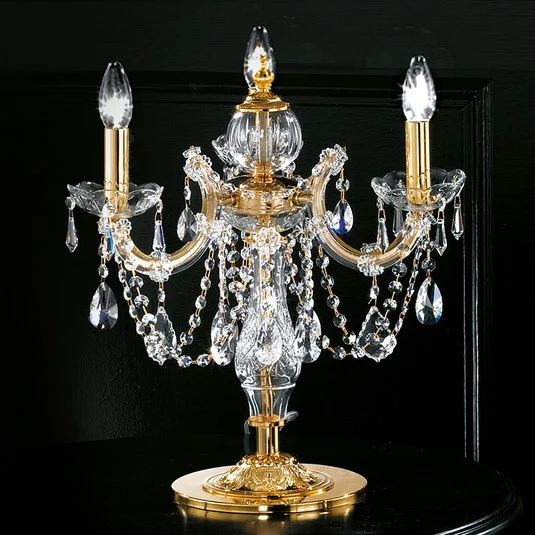Lámpara de mesa Maria Teresa con 3 luces