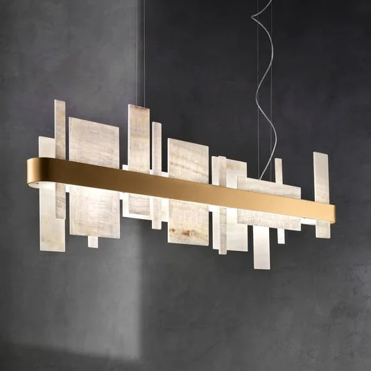 Lámpara colgante LED Honicé S100, longitud 100 cm